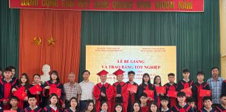 Chú trọng đầu ra có việc làm, Trường Trung cấp Bách nghệ Hà Nội “Mở cửa” thị trường lao động cho học sinh Phú Xuyên ngay tại lễ tốt nghiệp.